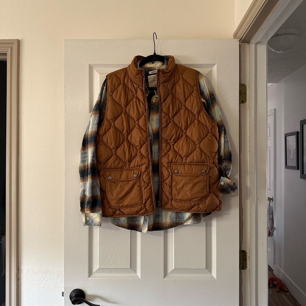 Thread & Supply Quilted Brown women’s Vest